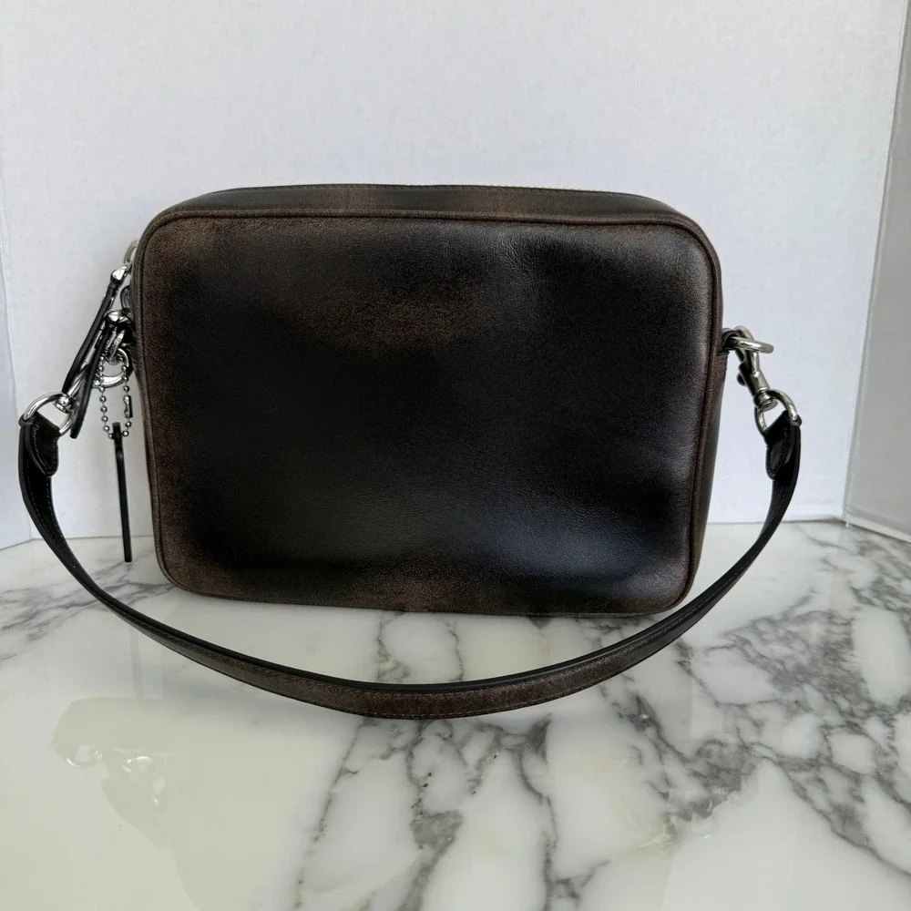 Coach Dakota Crossbody Bag Glovetanned Loved Leather Brown w/ box, NWT
